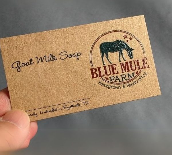Mẫu card visit tối giản