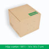 Thùng hộp carton M11 (14x14x7 cm)