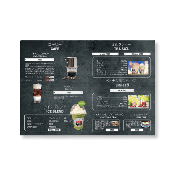 Menu Tờ Rơi