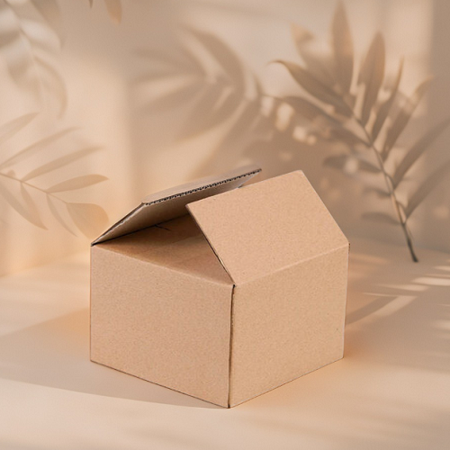 Hộp carton 30x30x20cm nắp đối, 3 lớp, sóng B, mặt nâu đáy mộc