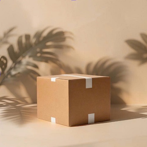 Hộp carton 40x40x40cm nắp đối, 3 lớp, sóng B, mặt nâu đáy mộc