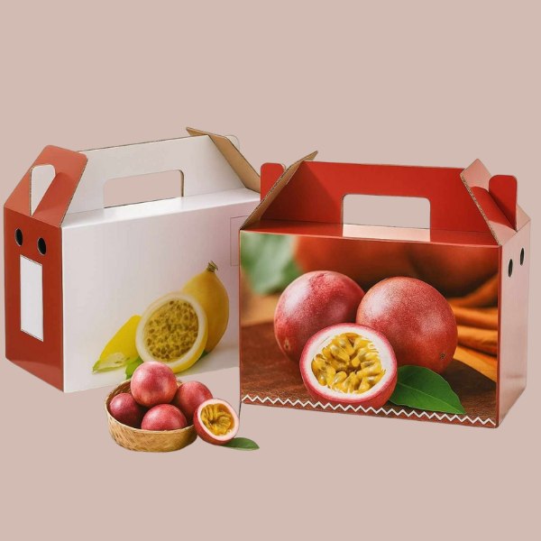 Hộp carton sóng đựng chanh dây cứng cáp