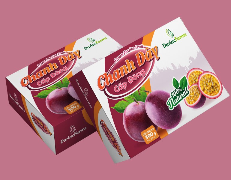 In hộp đựng chanh dây cứng cáp giá tốt | In Hoa Long
