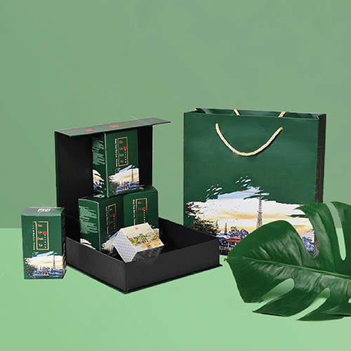 Hộp đựng trà nắp nam châm cao cấp