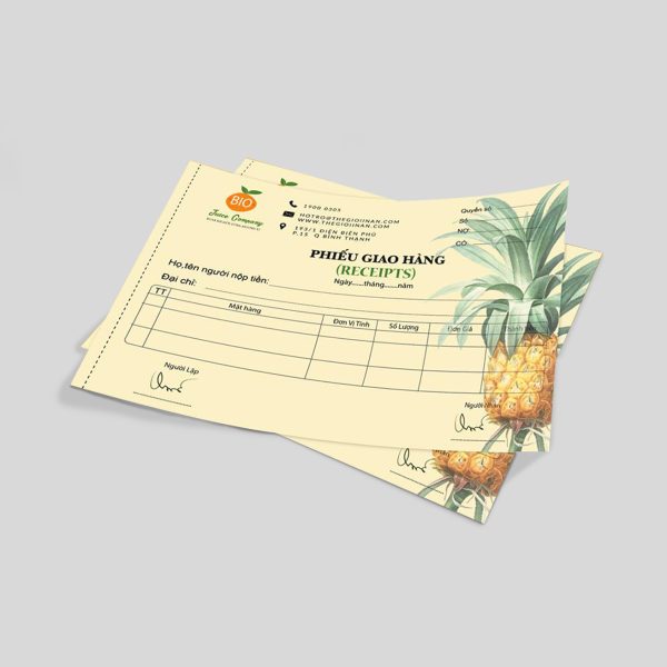 In hóa đơn, phiếu giao hàng