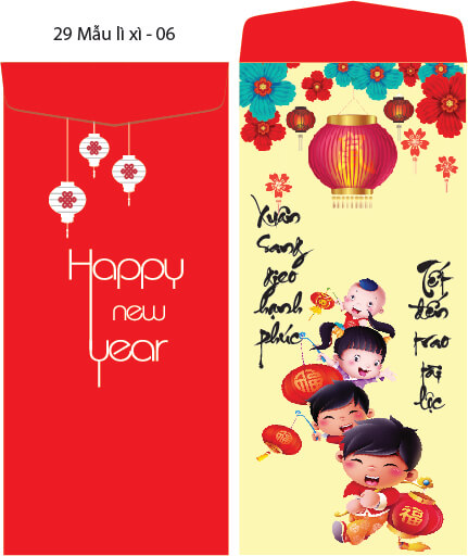 Báo Giá In Bao Lì Xì Tết Theo Yêu Cầu, Giá Rẻ Tại In Bao Bì Đức Phát