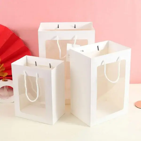 In Túi Giấy Có Bóng Kính Đựng Hoa, Quà Tặng Đẹp & Sang Trọng